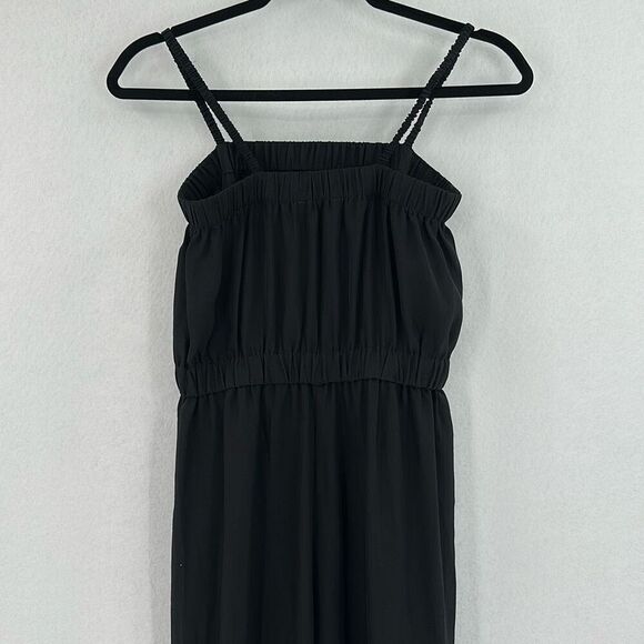 Everlane Black Elastic Sleeveless Cropped Romper The Party of One Jumpsuit XS - Picture 6 of 9